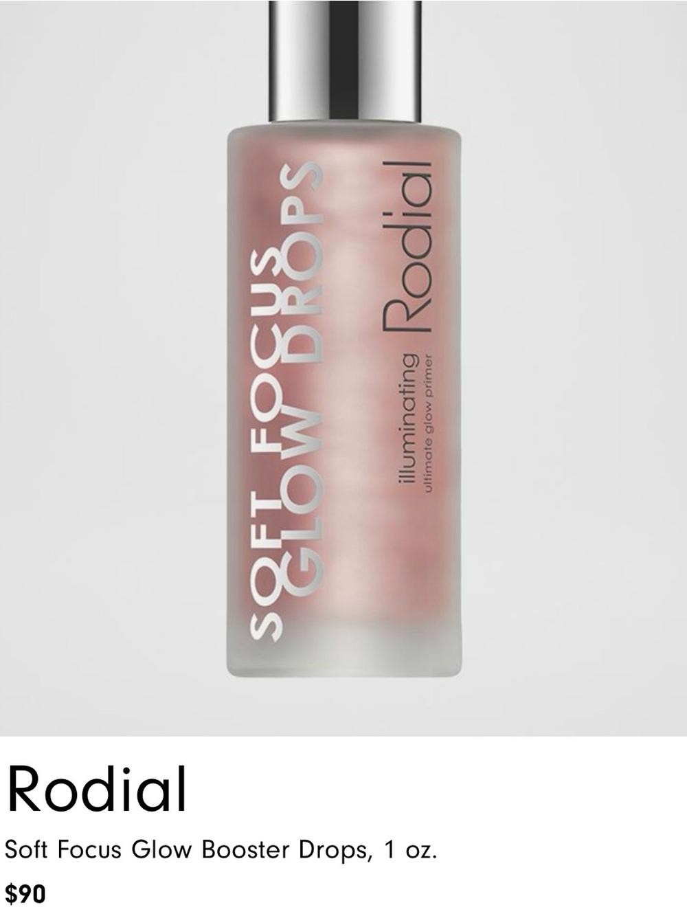 $90 RODIAL Soft Focus Glow Booster Drops, 1 oz.
